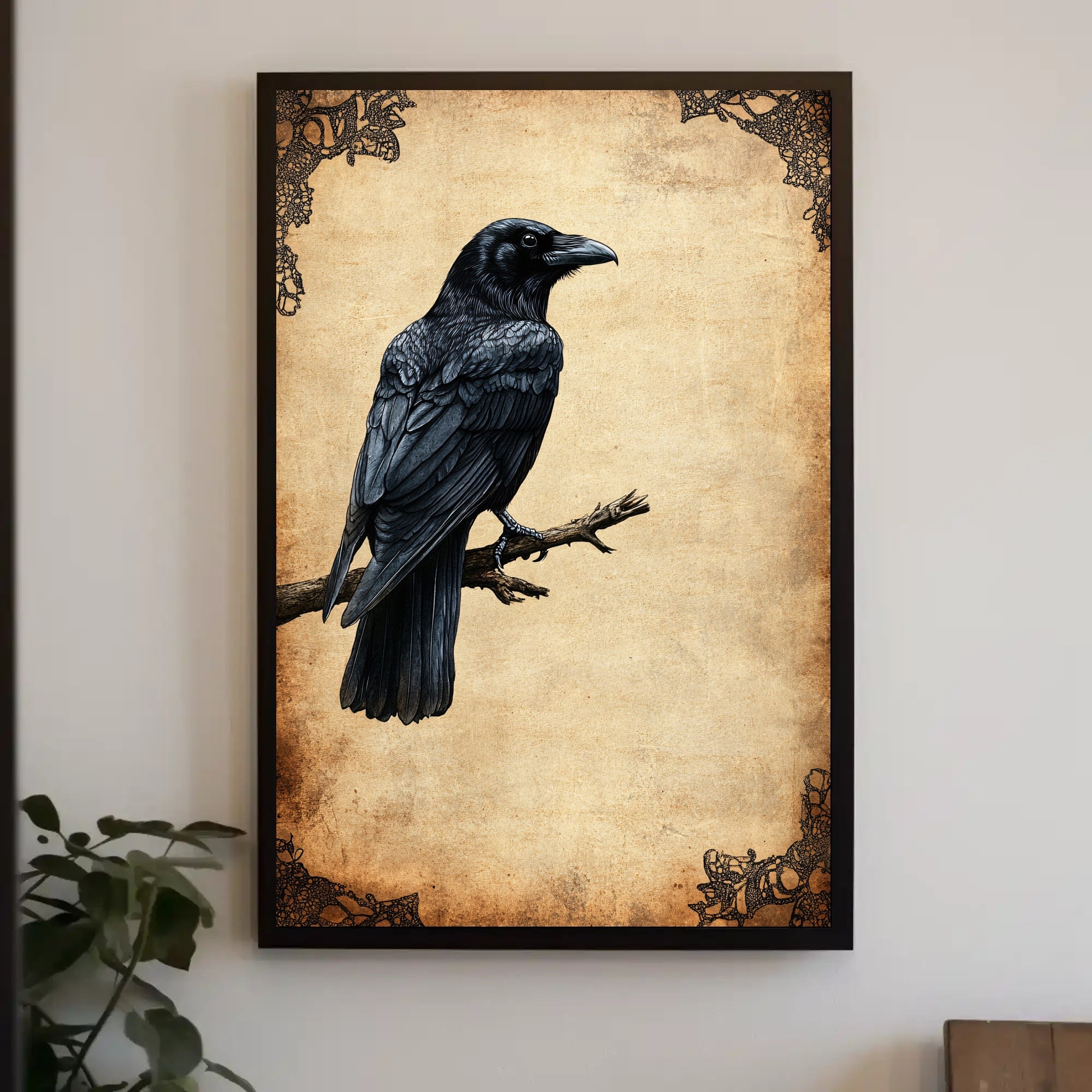 The Watchful Raven Poster
