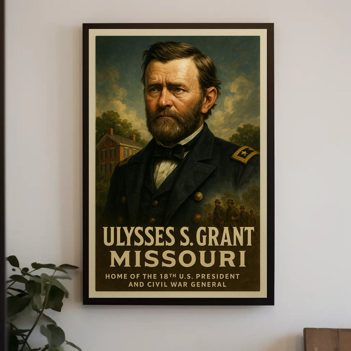 Ulysses S. Grant 18Th President Poster