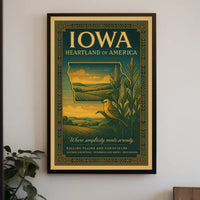 Iowa Heartland of America Poster