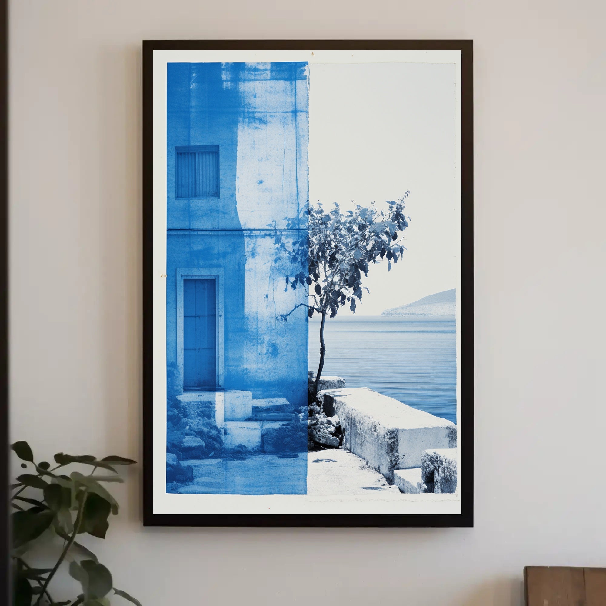 Serene Coastal Reflection Poster