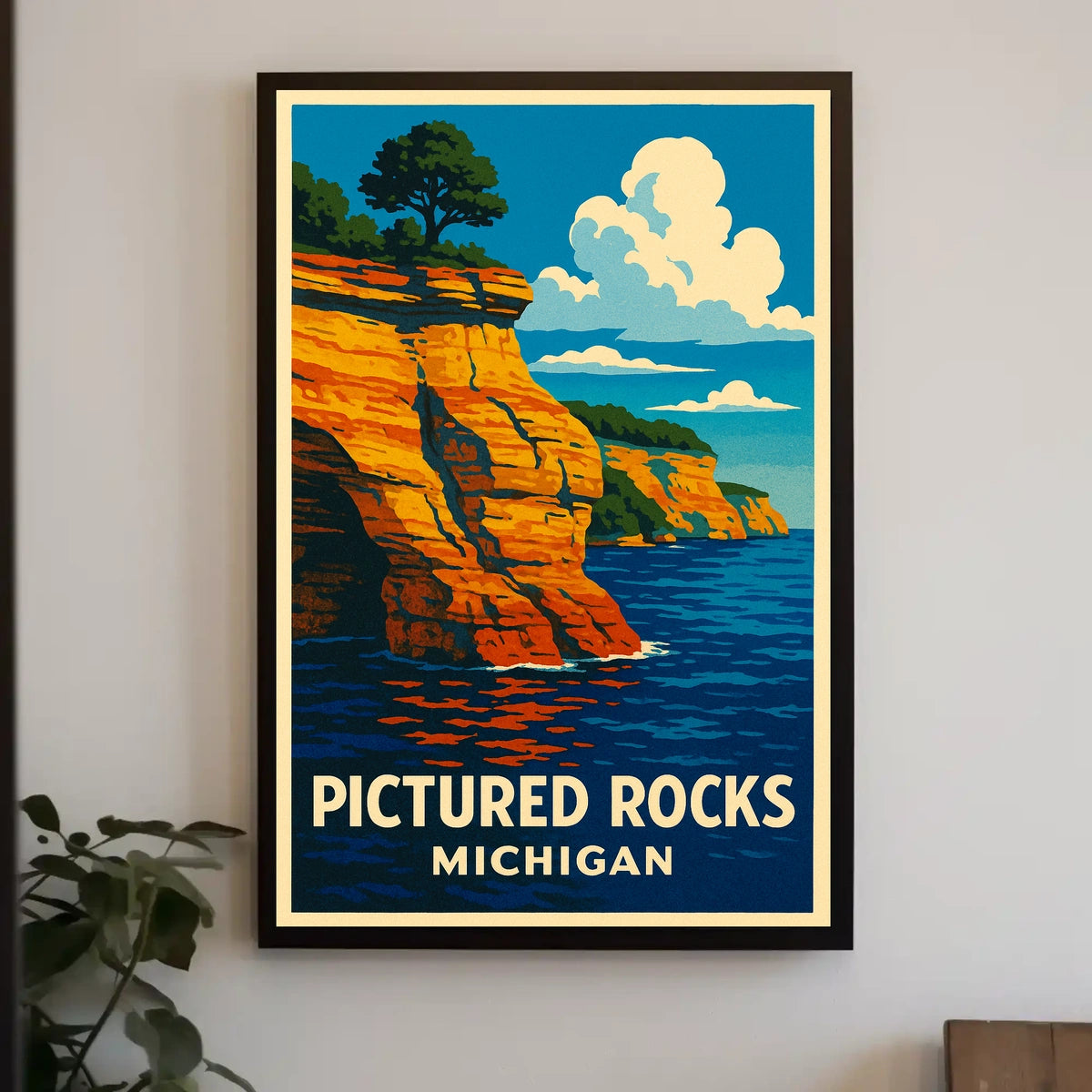 Pictured Rocks, Michigan Poster