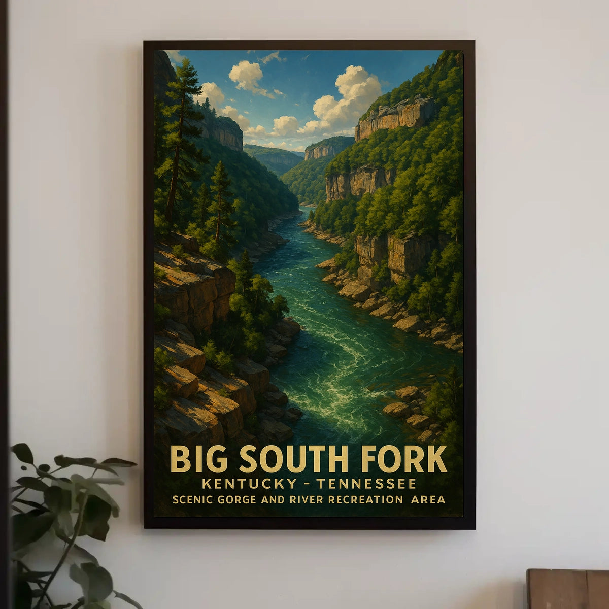 Big South Fork Scenic Gorge And River Poster