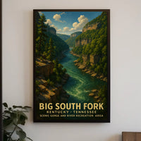 Big South Fork Scenic Gorge And River Poster