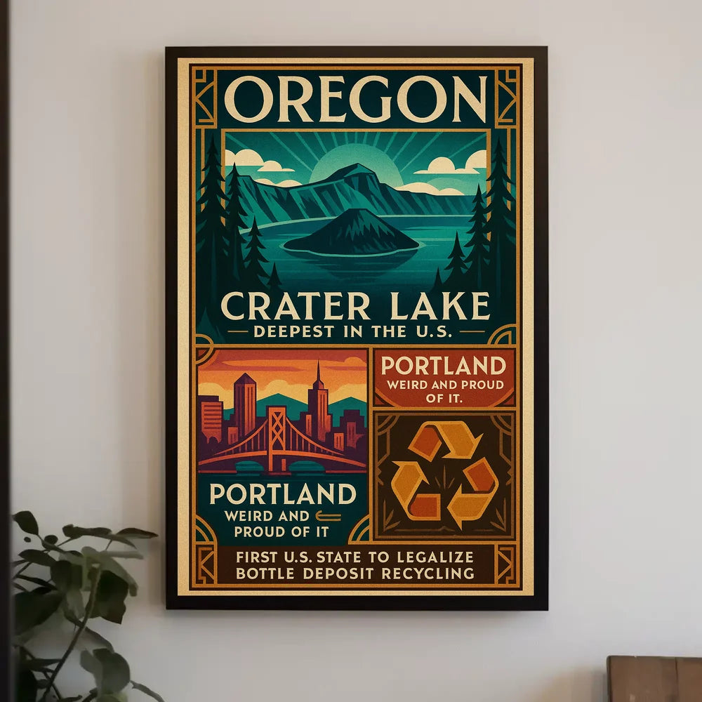 Oregon Culture and Pride Poster