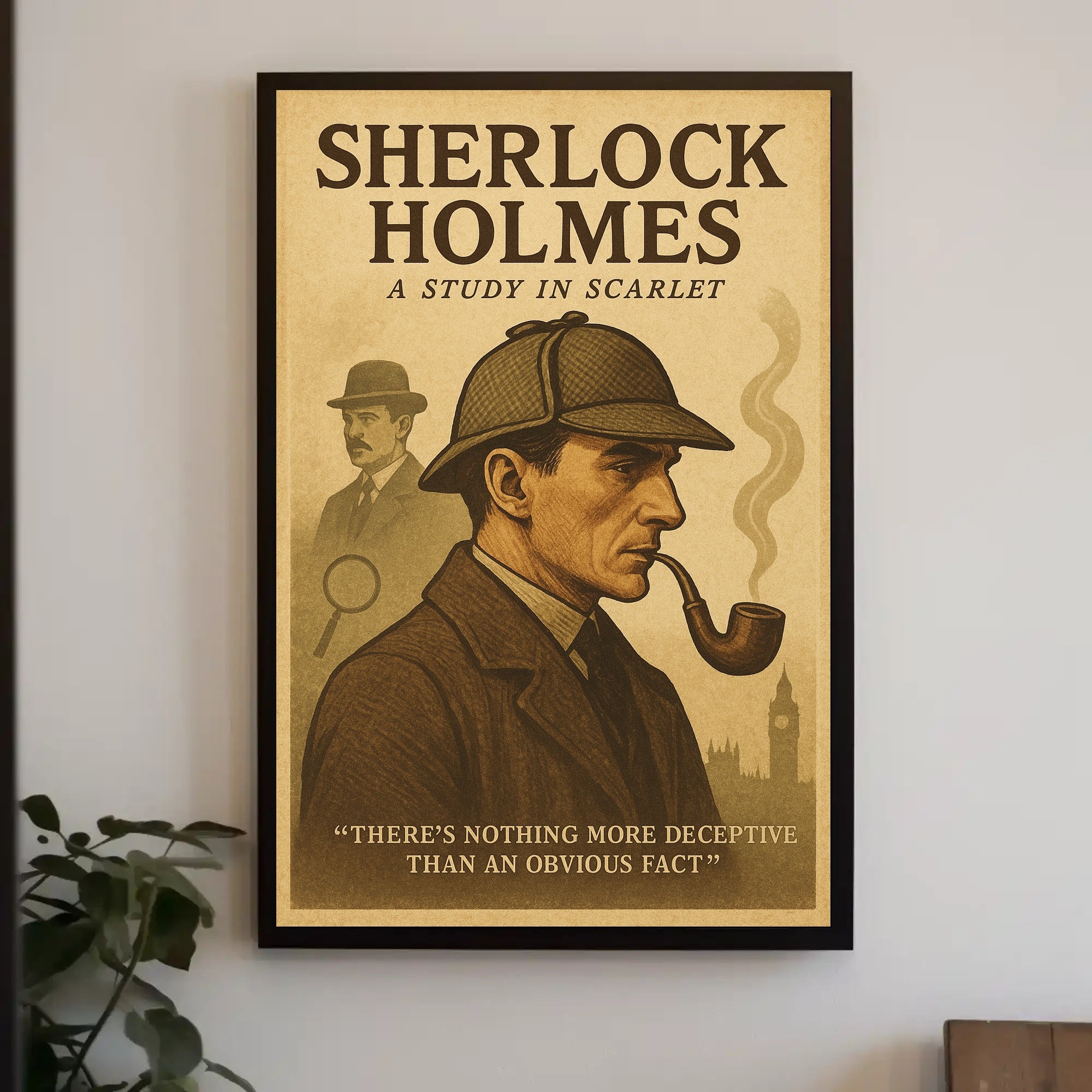 Sherlock Holmes A Study in Scarlet Poster PosterGoat