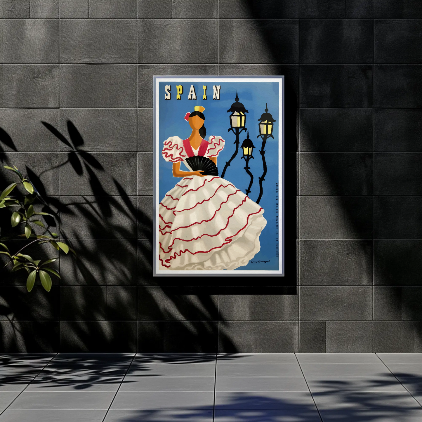 Spain Flamenco Travel Poster