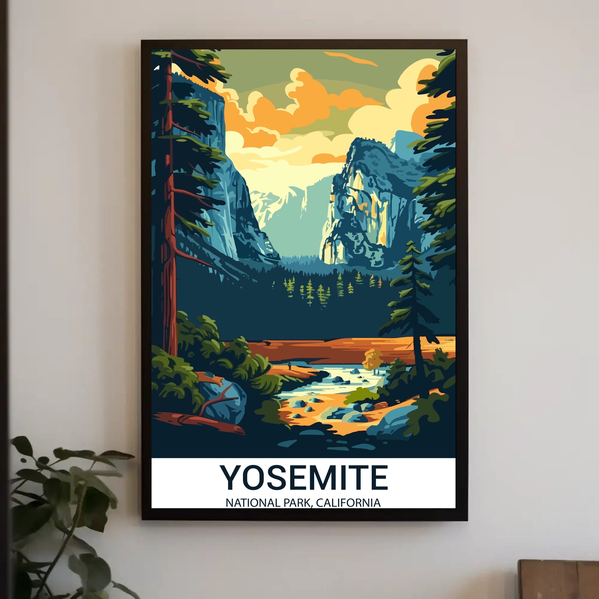 Yosemite's Majestic View National Park Poster