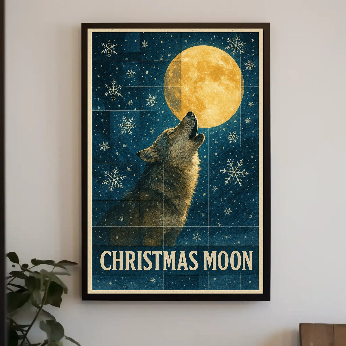 Christmas Moon Poster