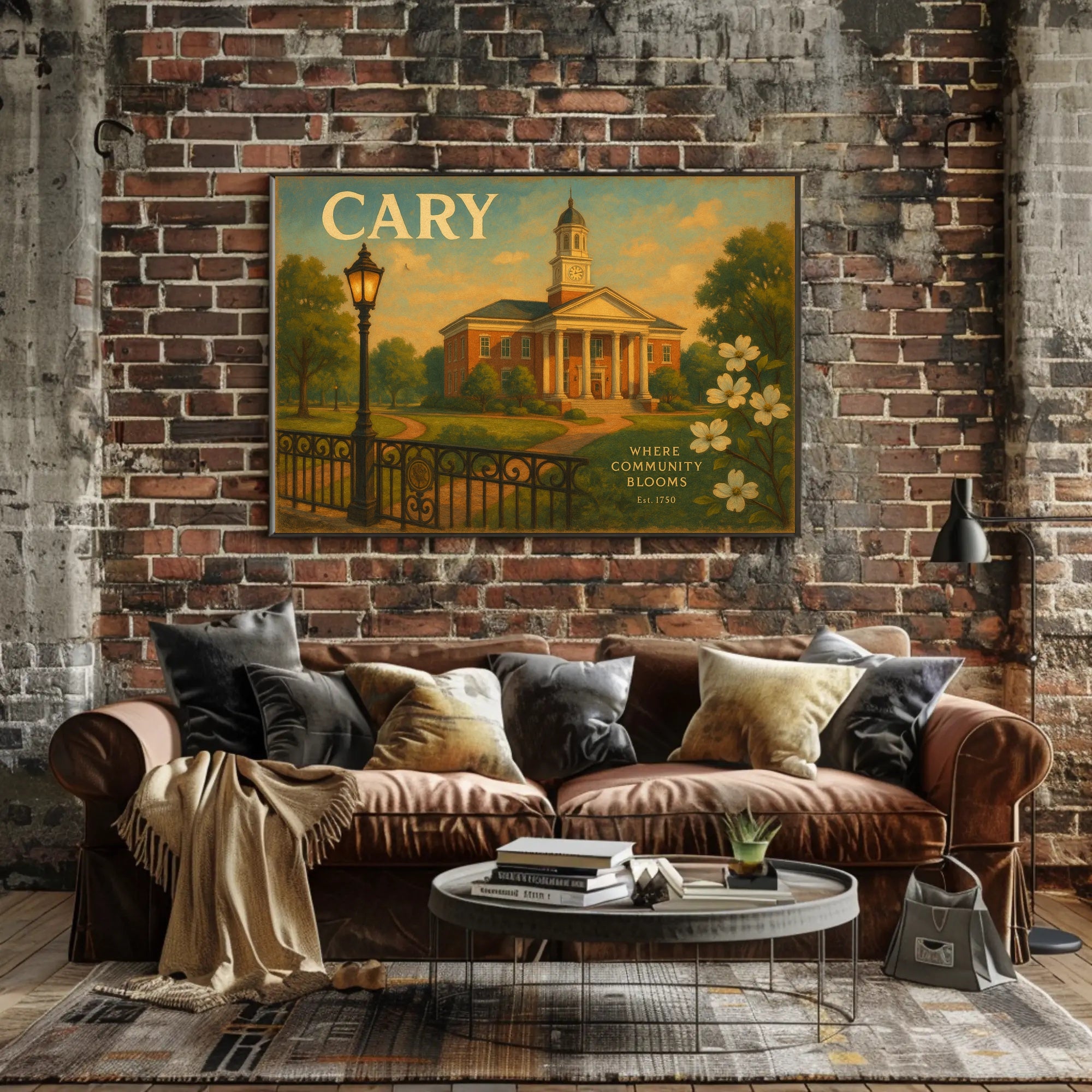 Welcome to Cary Travel Poster Wall Art