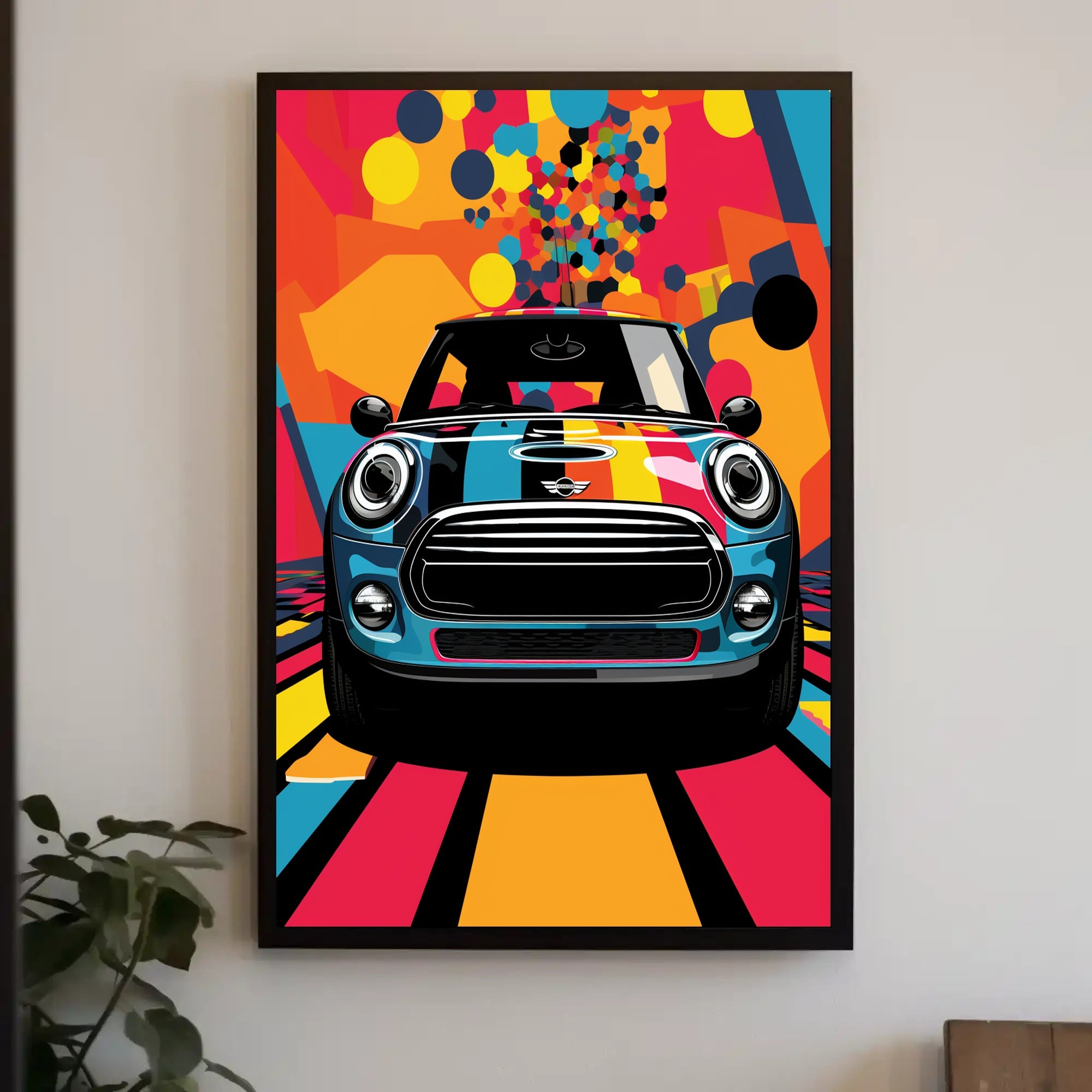 Vibrant Ride Poster PosterGoat