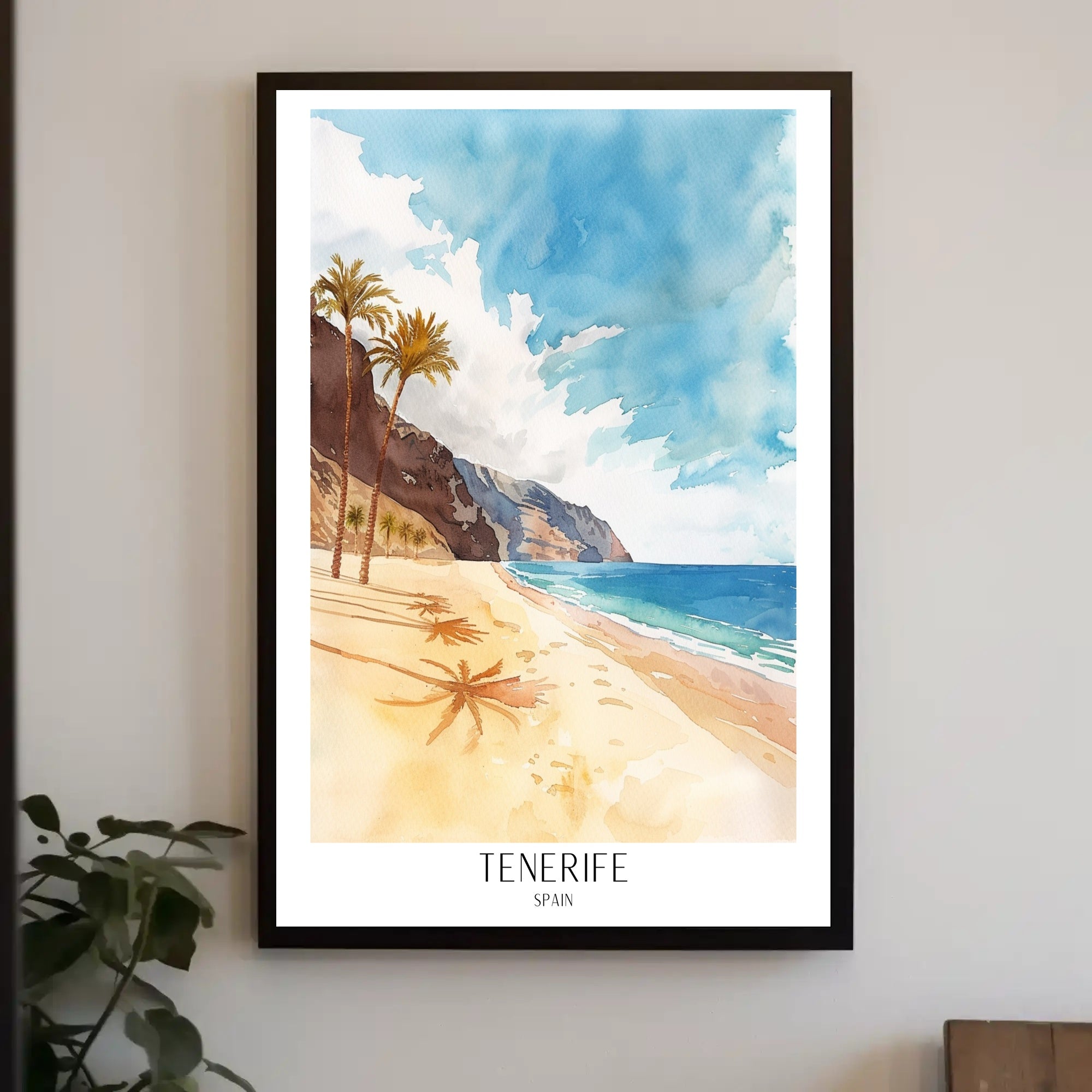 Tenerife Beachscape Poster PosterGoat