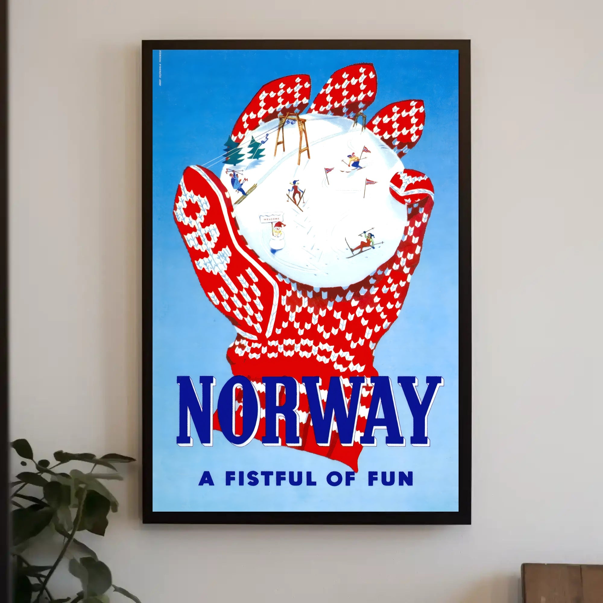 Norway: A Fistful of Fun Poster PosterGoat