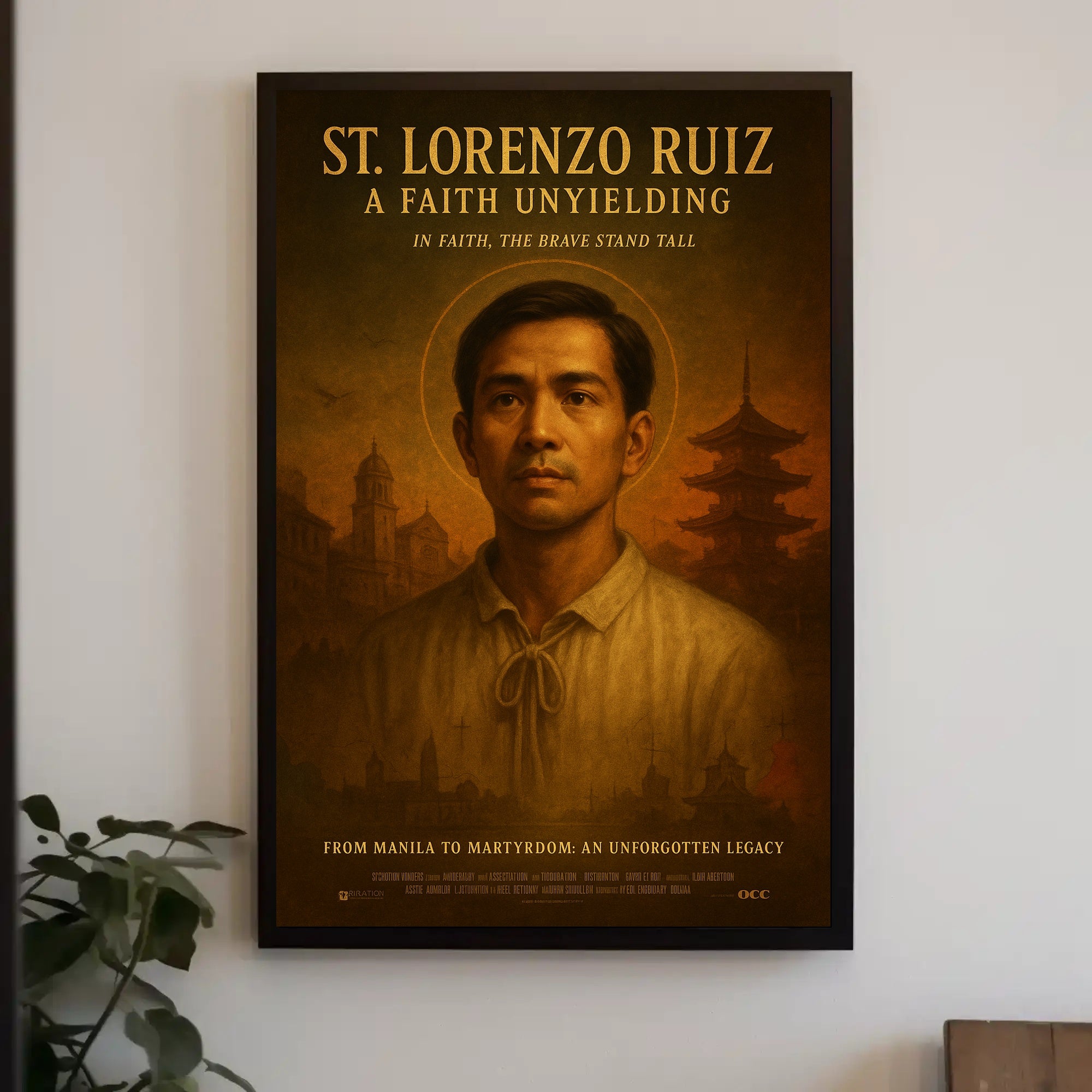 St. Lorenzo Ruiz A Faith Unyielding Poster PosterGoat