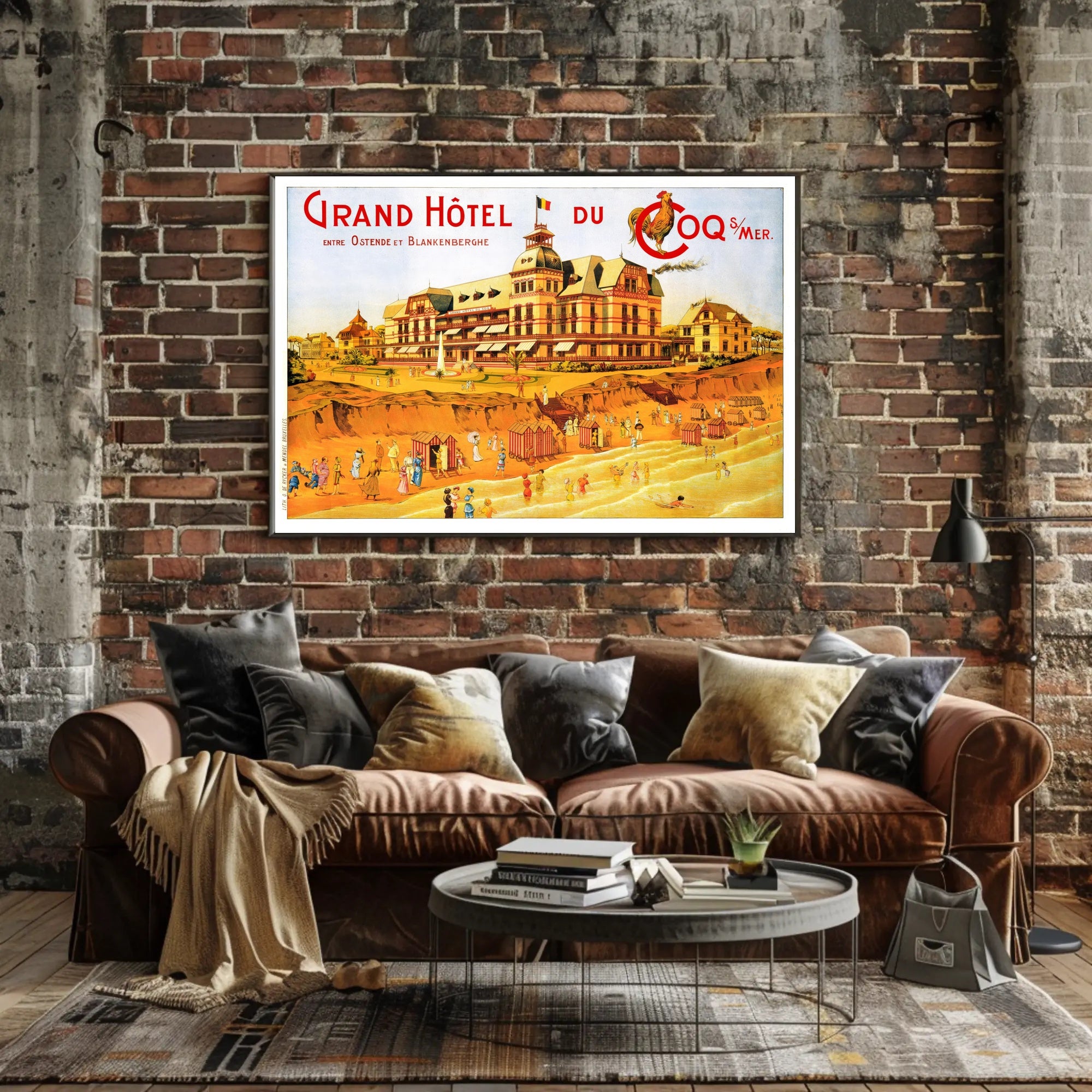 Grand Hรดtel du Coq Vintage Resort Poster PosterGoat