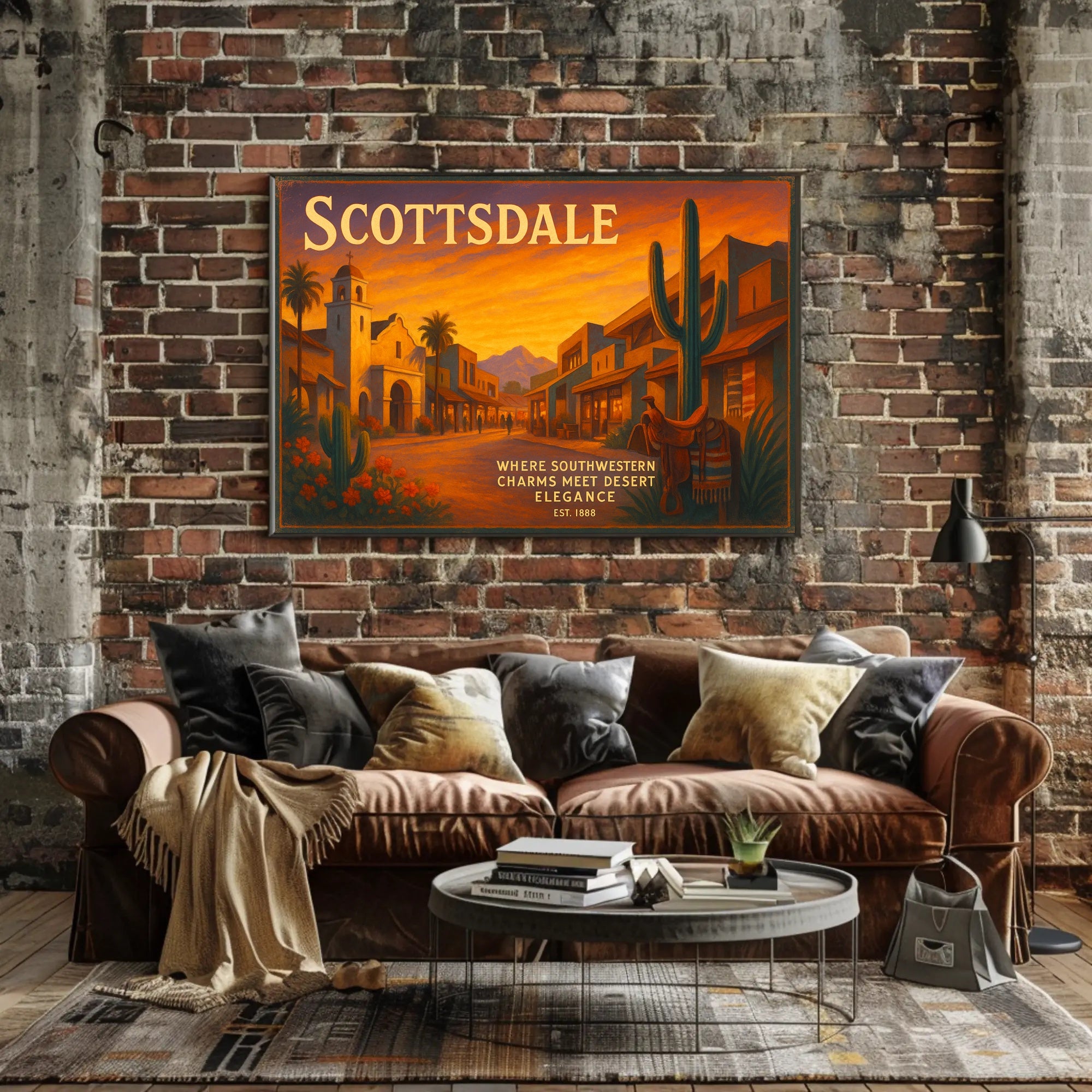 Scottsdale Southwestern Charm Travel Poster