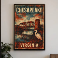 Chesapeake Tranquility Vintage Travel Collectors Poster