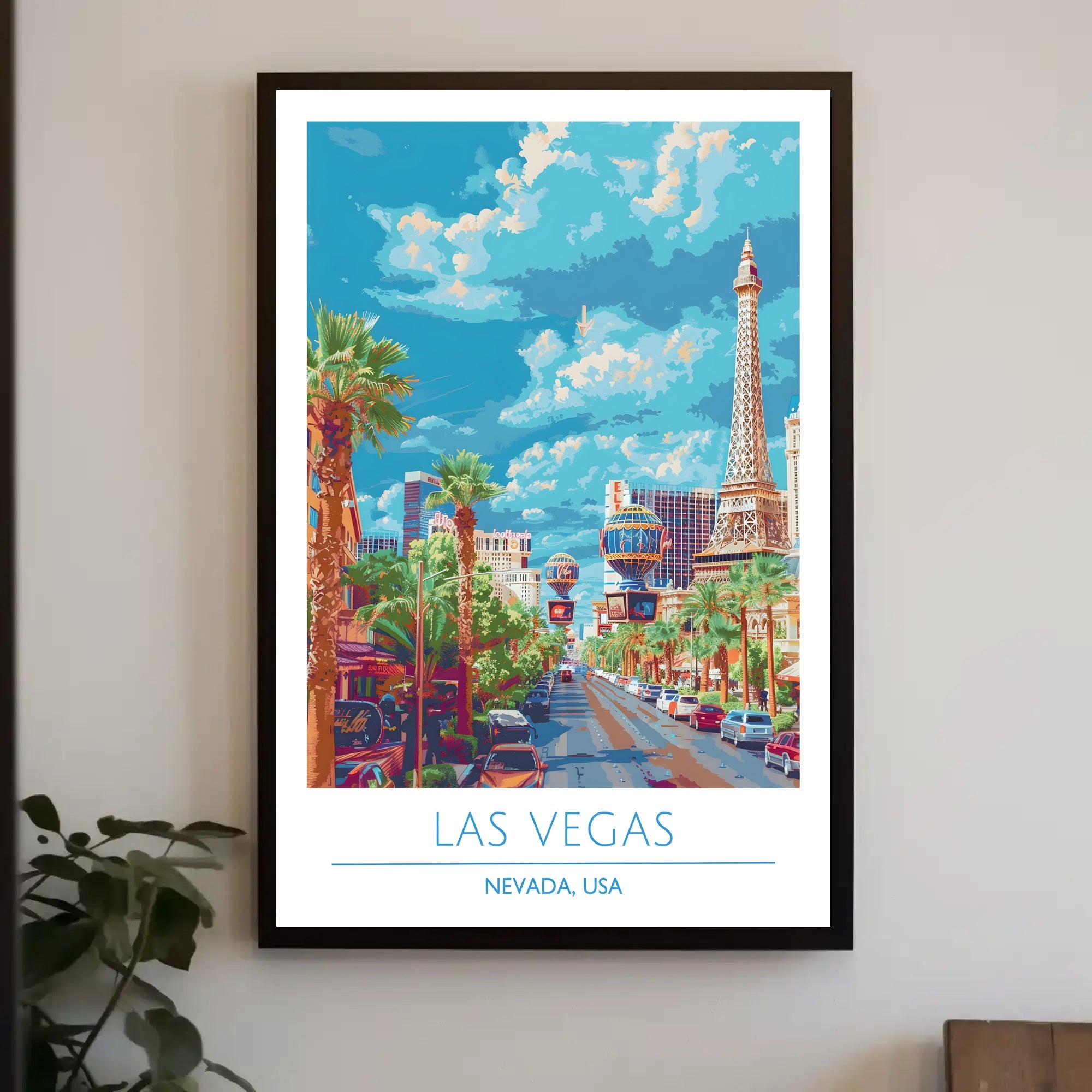 Las Vegas Street View Poster