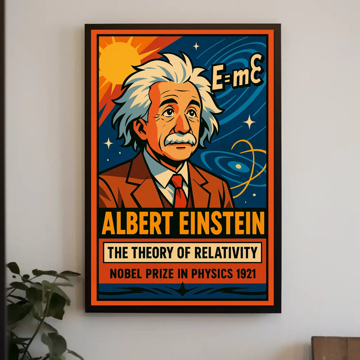 Albert Einstein The Theory Of Poster