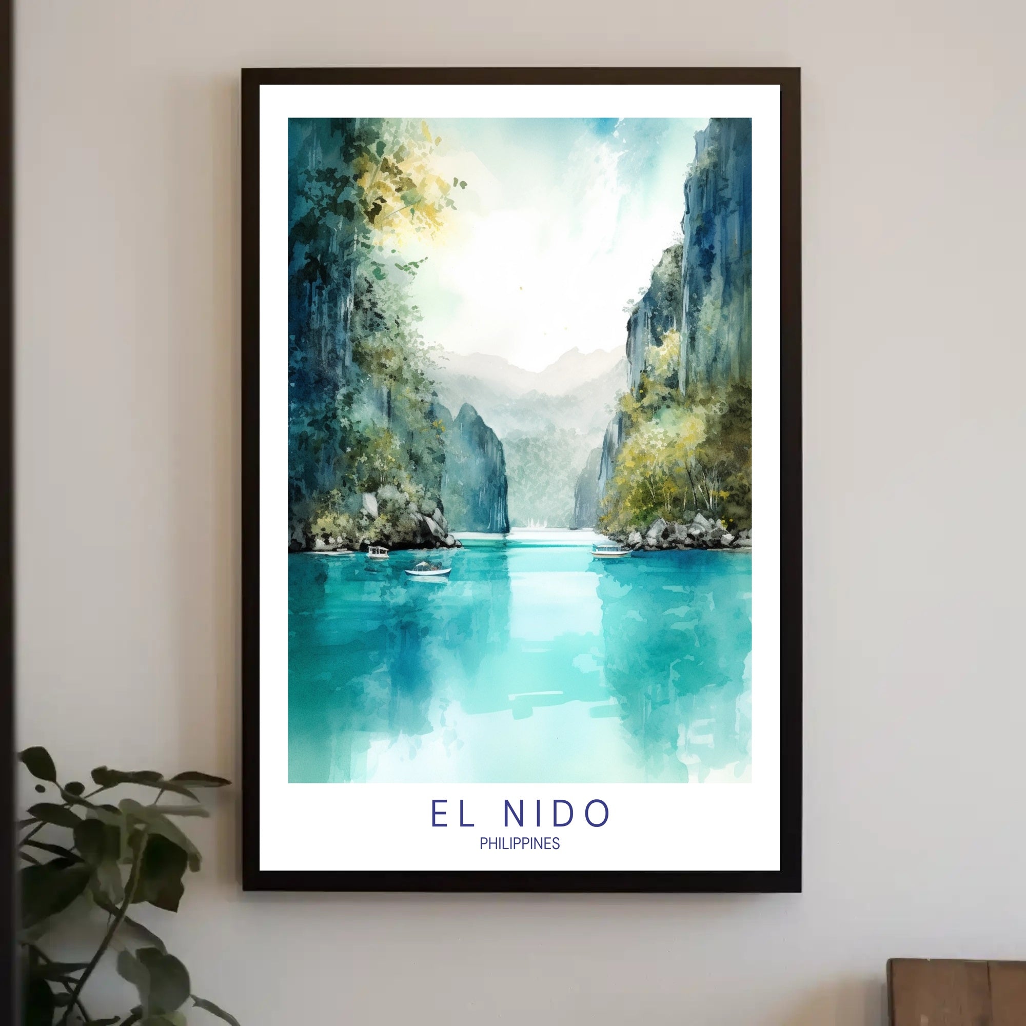 El Nido Tranquility Poster PosterGoat