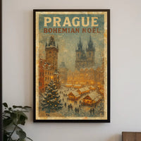 Bohemian Noël In Prague Poster