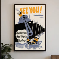 Sez You! Poster PosterGoat