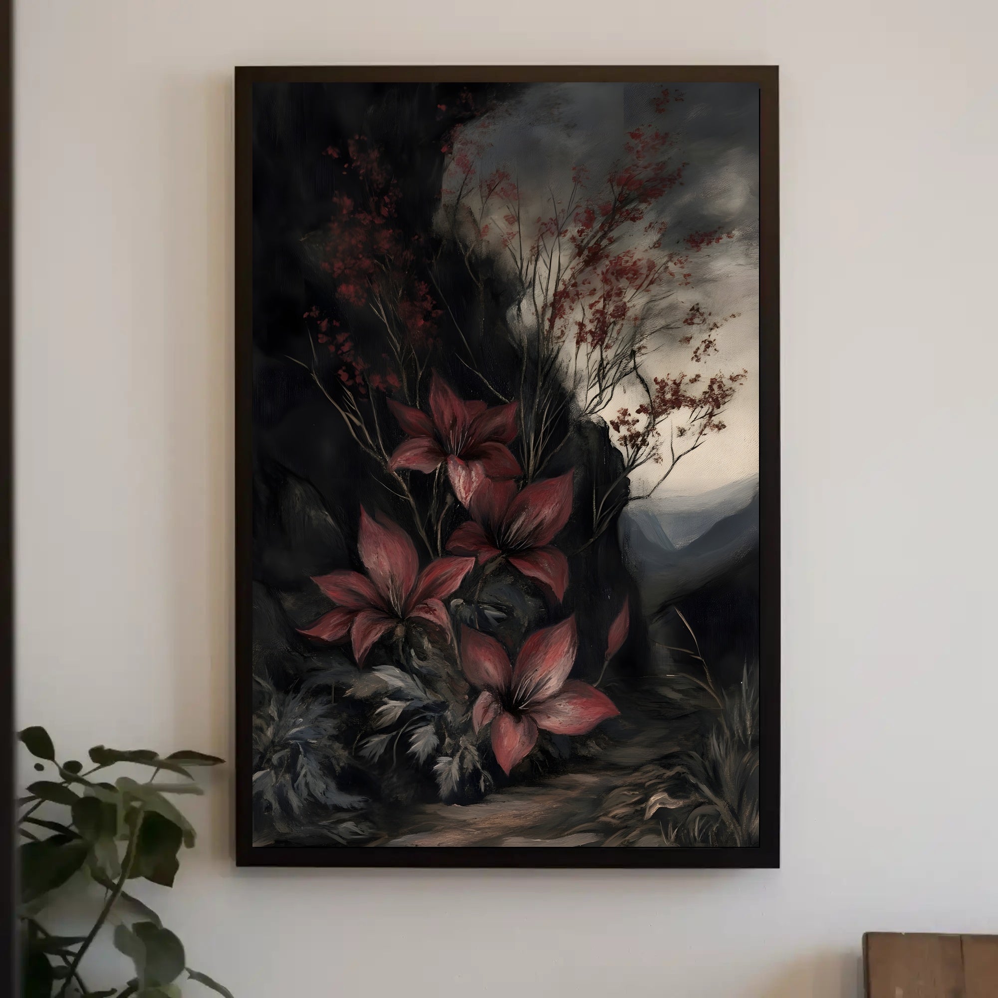 Captivating Enchanted Lilies Natural Landscape Artistic Poster PosterGoat