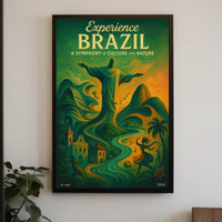 Experience Brazil A Symphony of Culture and Nature Poster