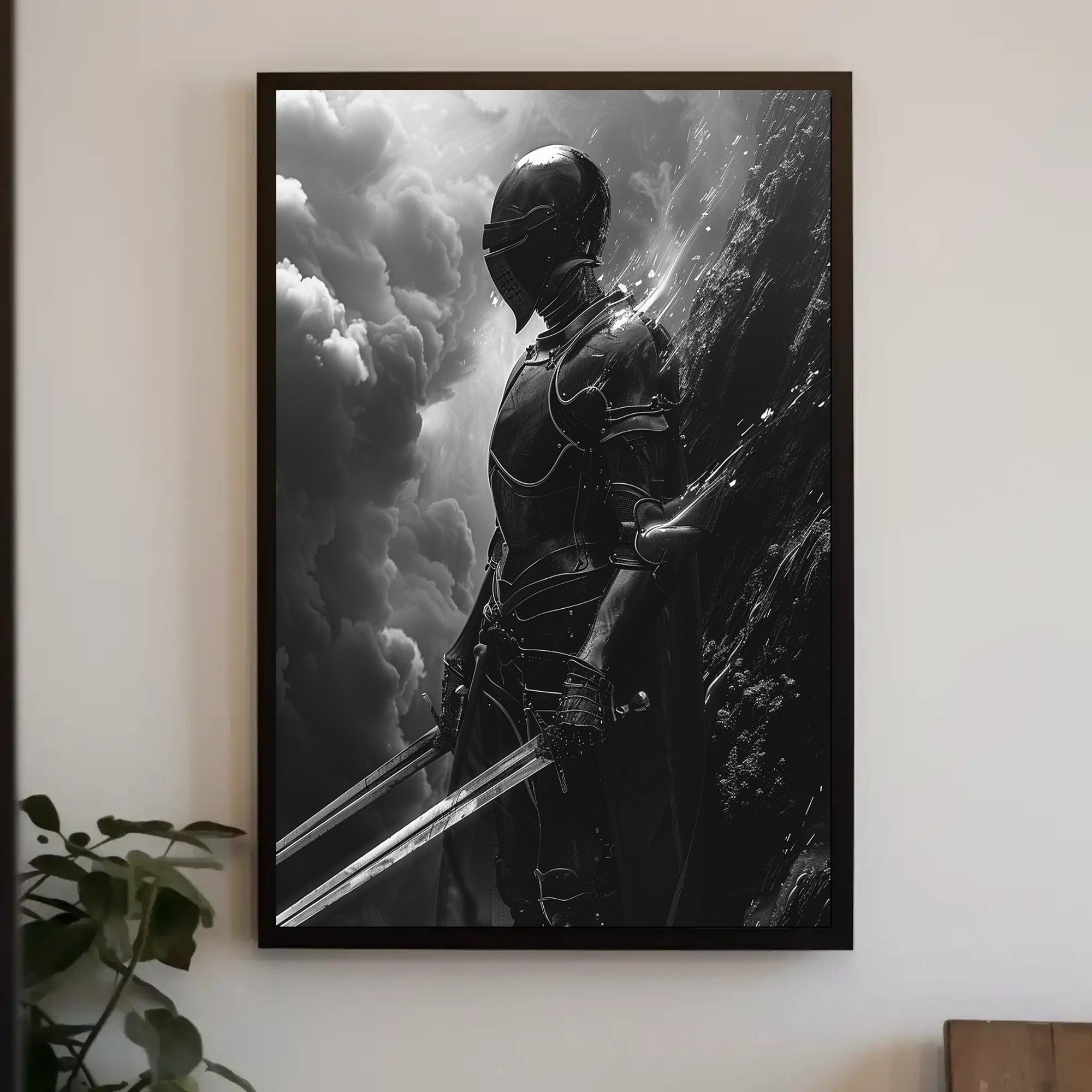 Knight in Armor: Epic Fantasy or Mythology Poster PosterGoat