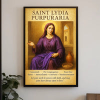 Saint Lydia Purpuraria Poster PosterGoat