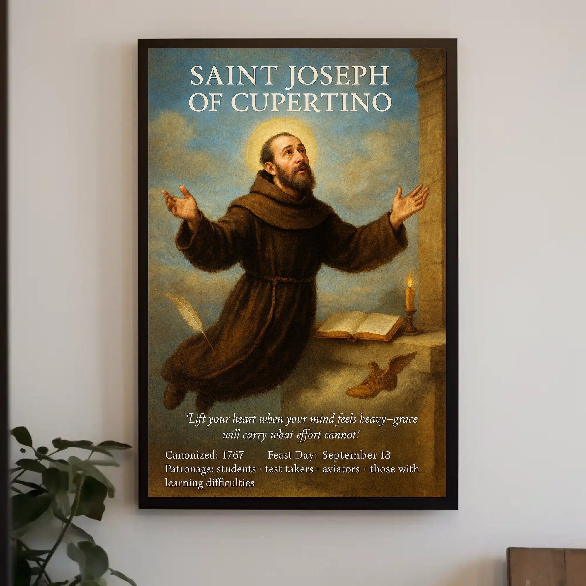 Saint Joseph of Cupertino Poster PosterGoat