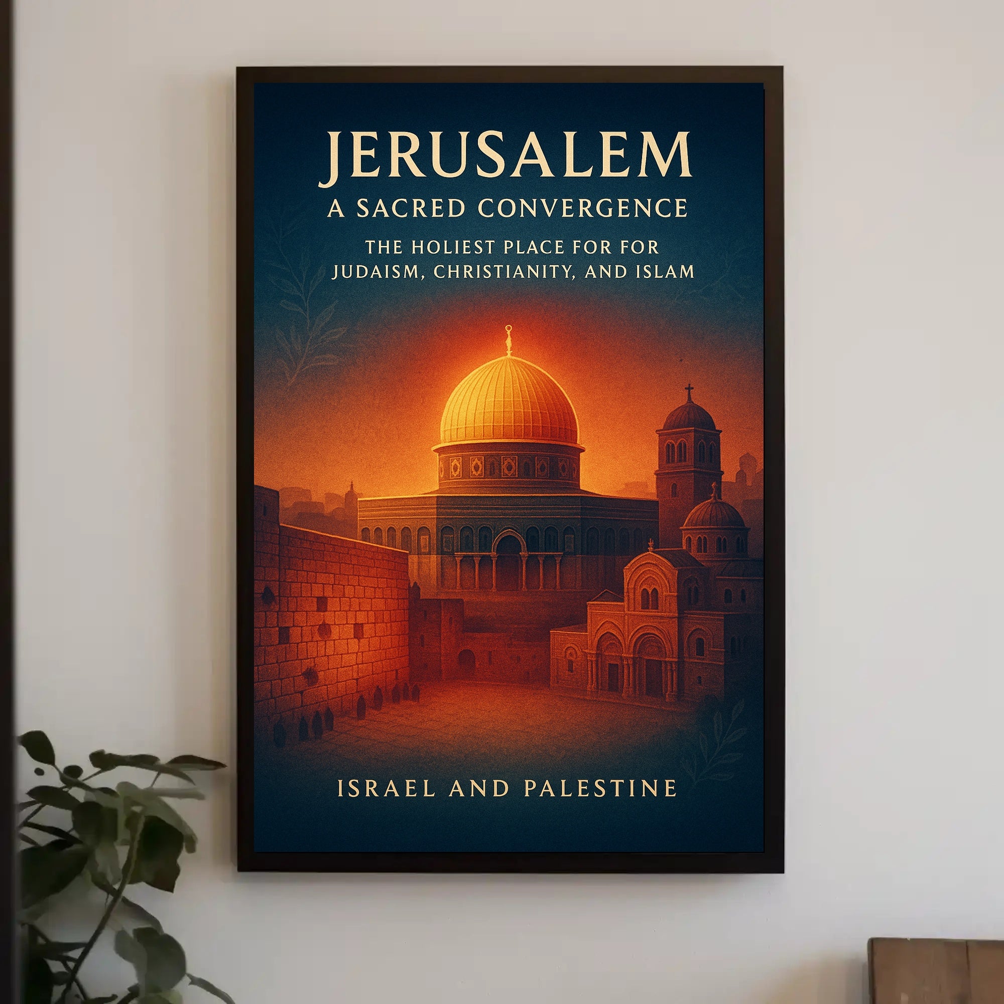 Jerusalem Sacred Harmony: Cultural or Heritage Poster