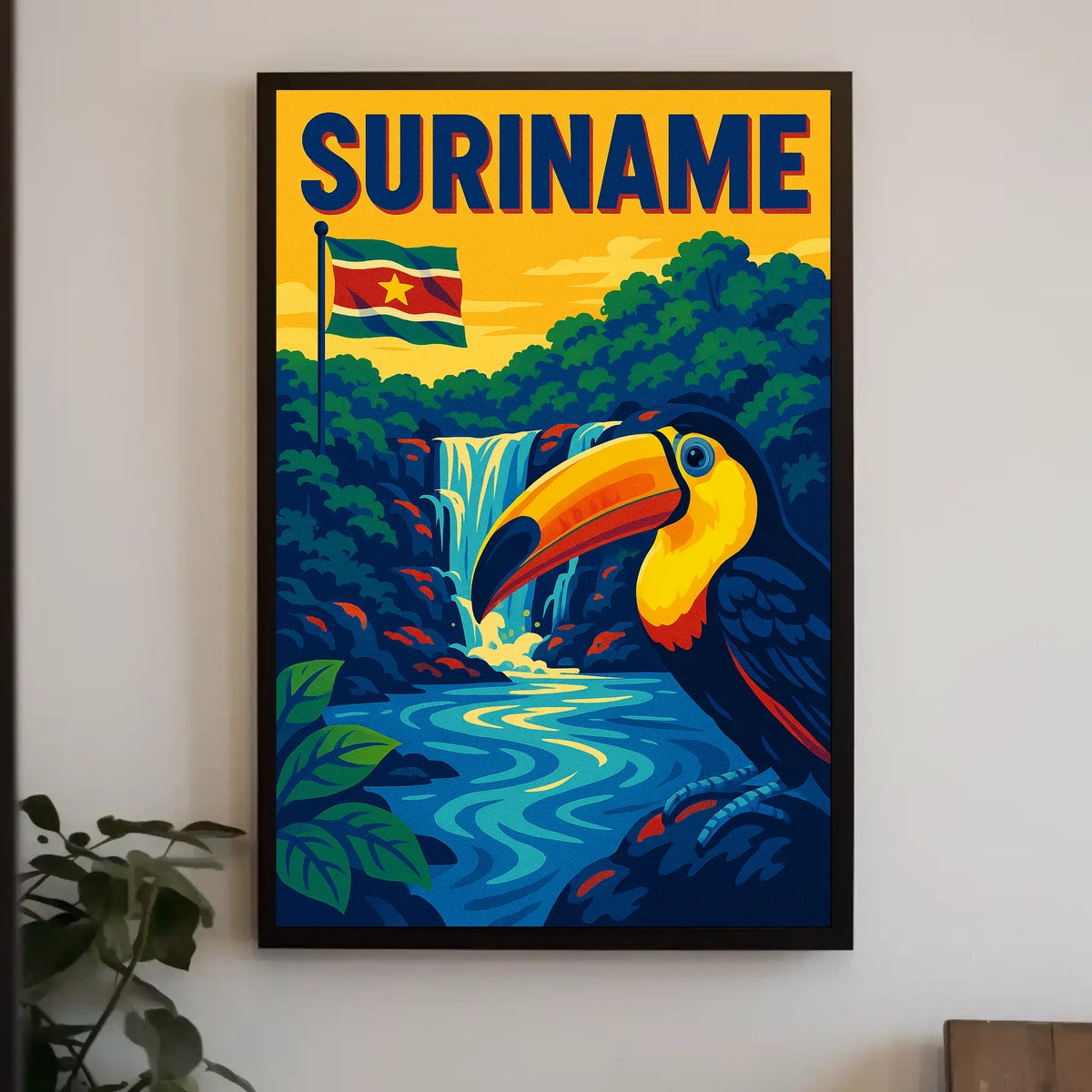 Suriname A Tropical Paradise Poster
