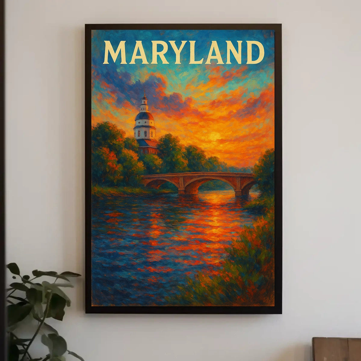 Maryland Sunset Poster