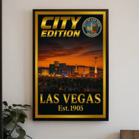 Las Vegas City Edition Poster