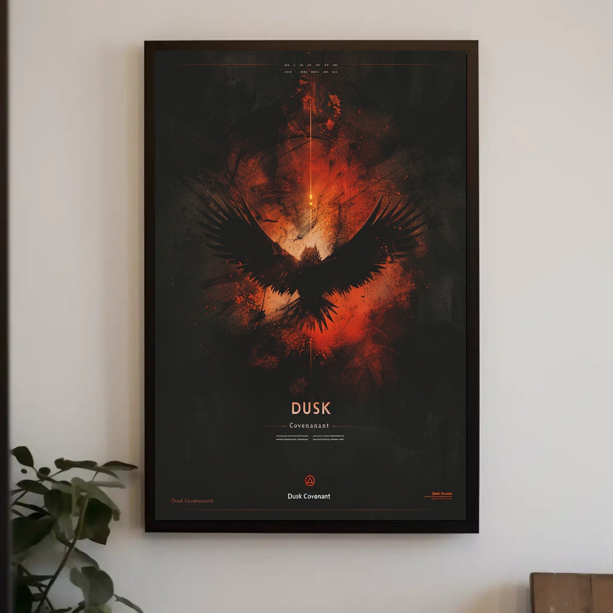 Dusk Covenant: Dark Fantasy Art Poster PosterGoat