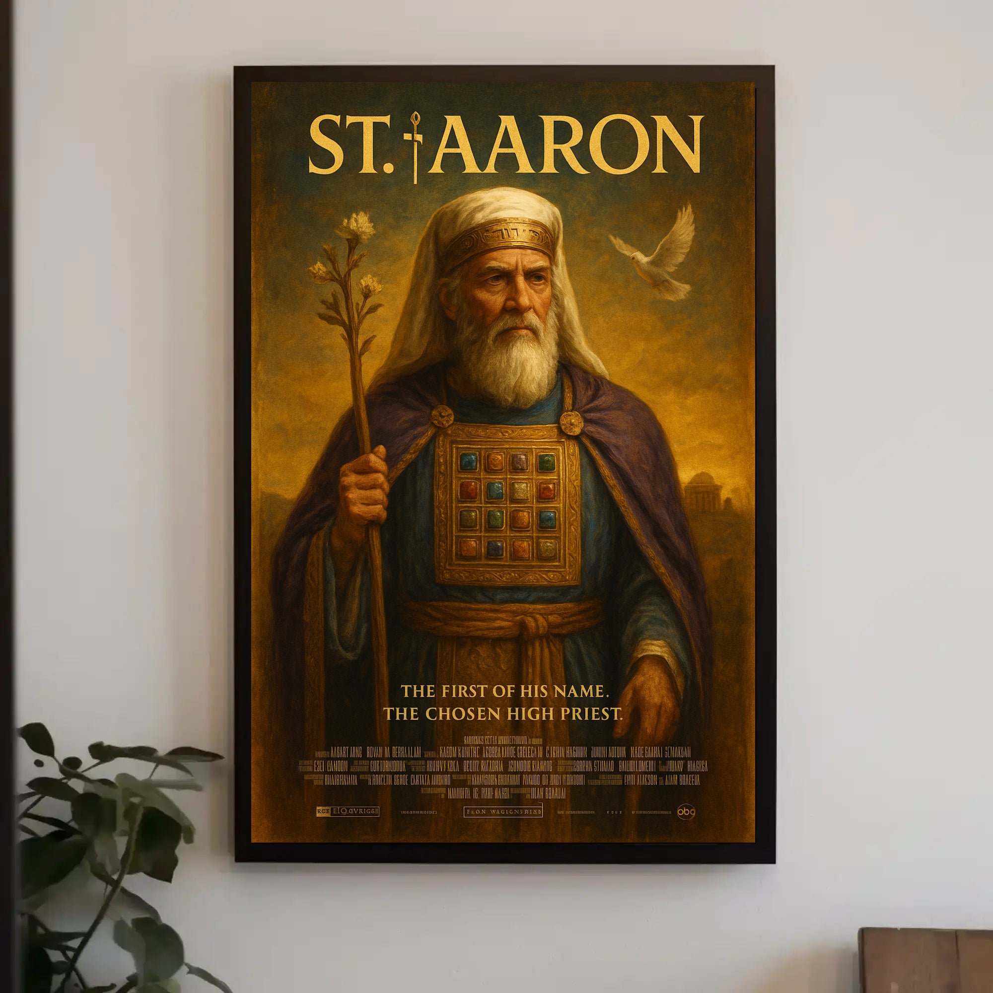 St. Aaron The Chosen High Priest Poster PosterGoat