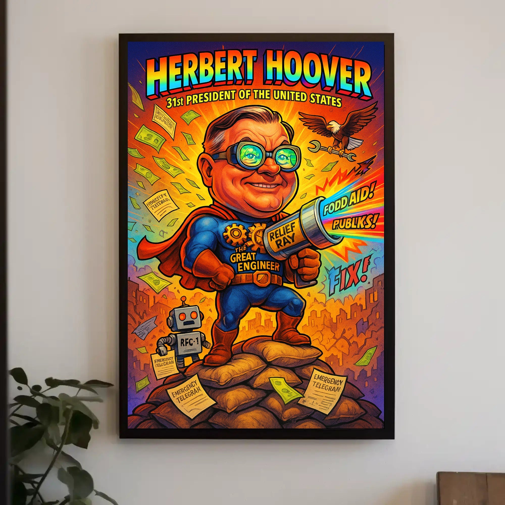 Herbert Hoover 31st President Poster PosterGoat