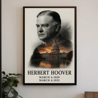 Herbert Hoover 31st President of the United States Reflections Poster