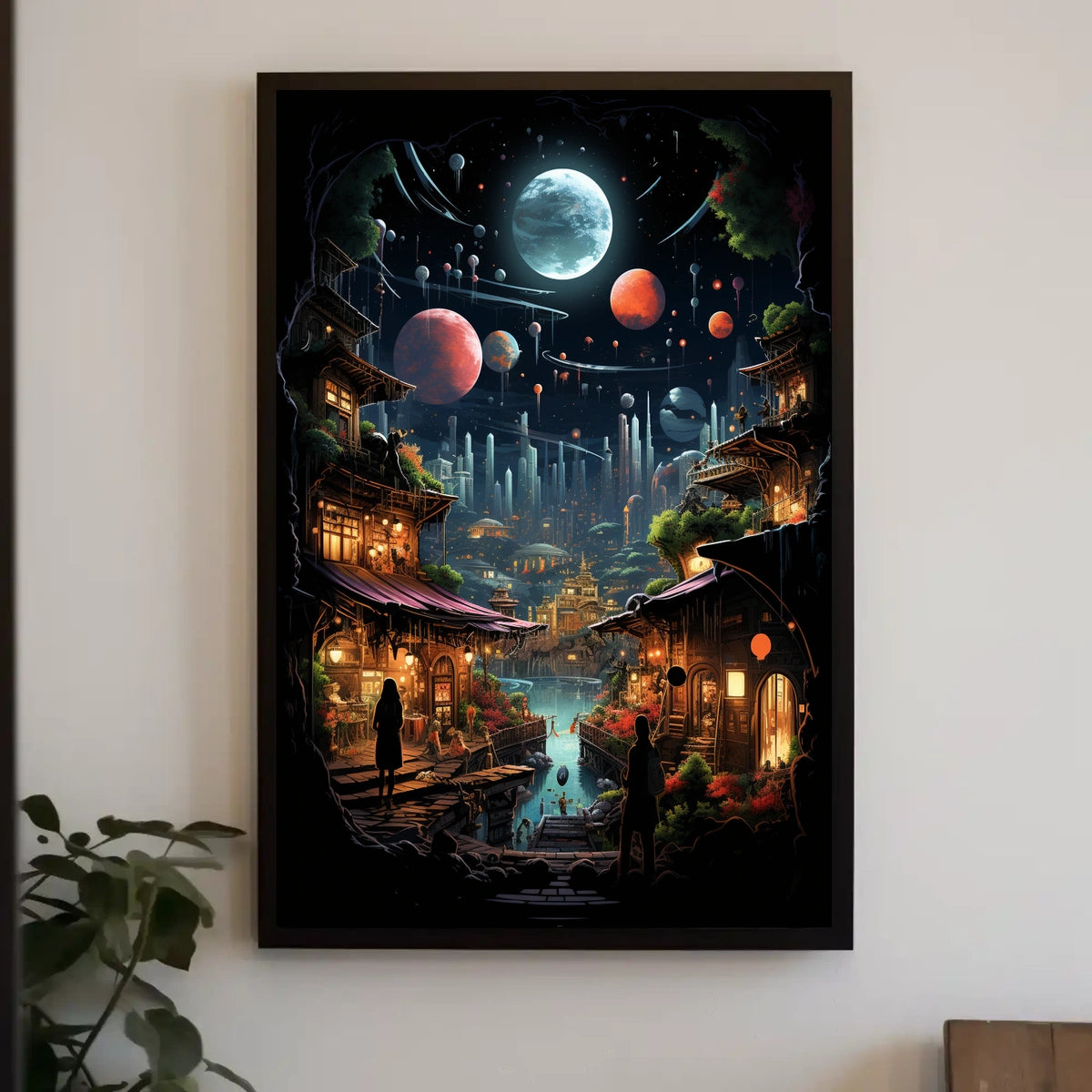 Cosmic Village Poster