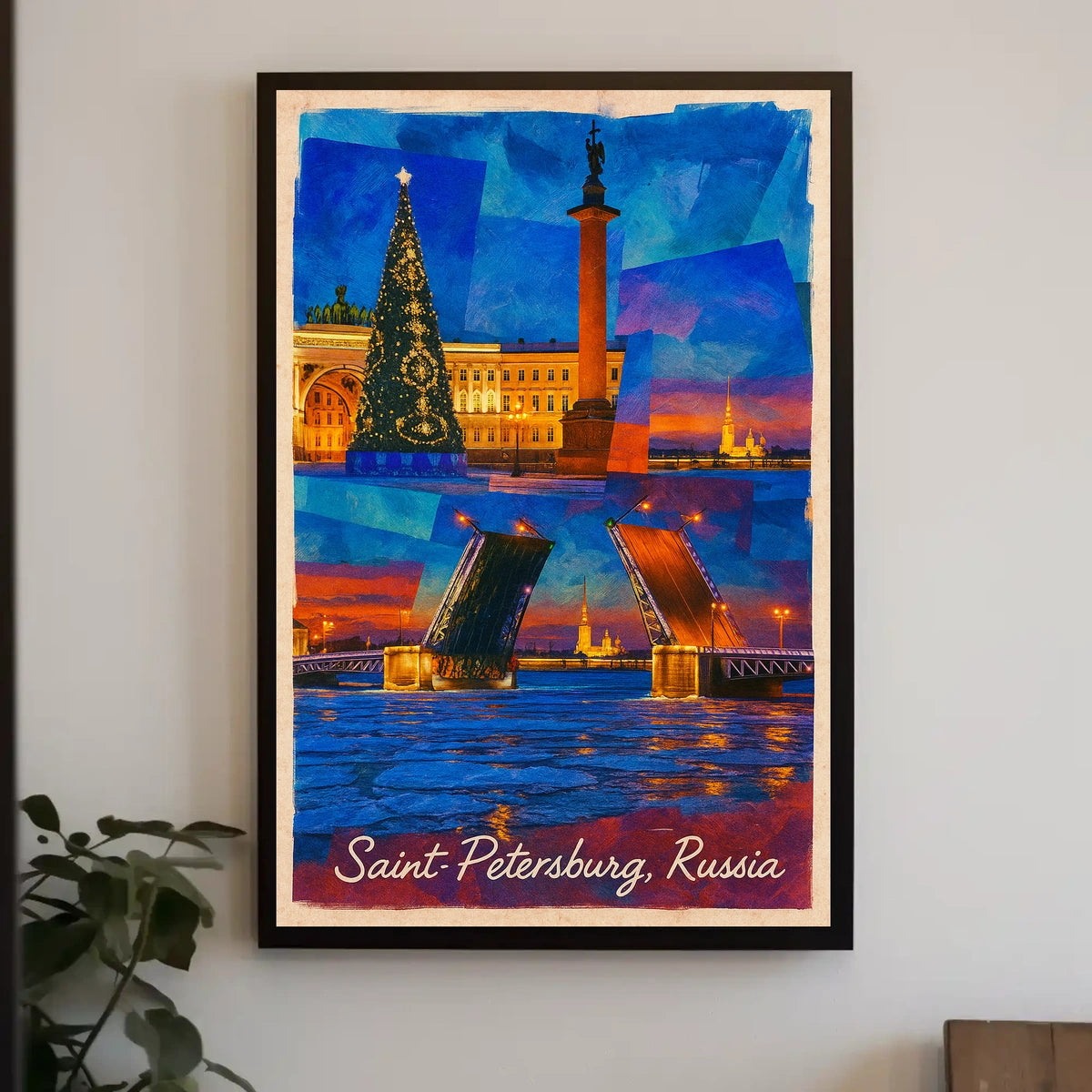 Saint Petersburg Russia Historic Cityscape Timeless Art Collectors Heritage Iconic Poster