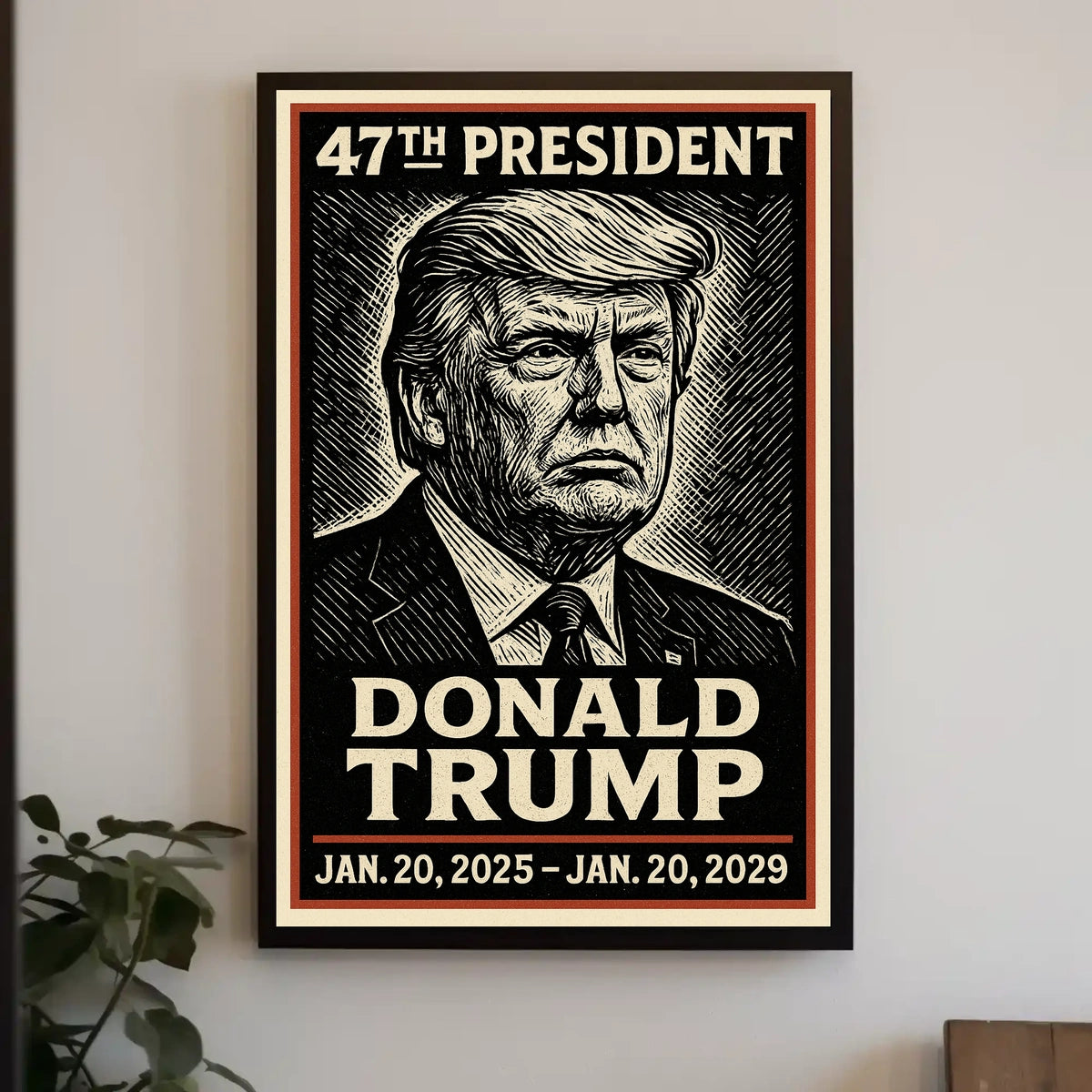 Donald Trump 47th President Poster