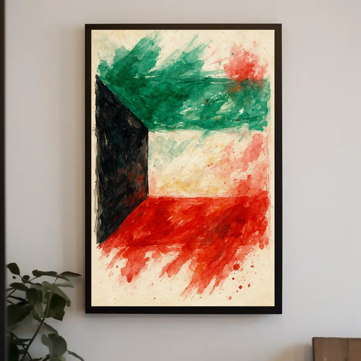 Abstract Flag Art Poster