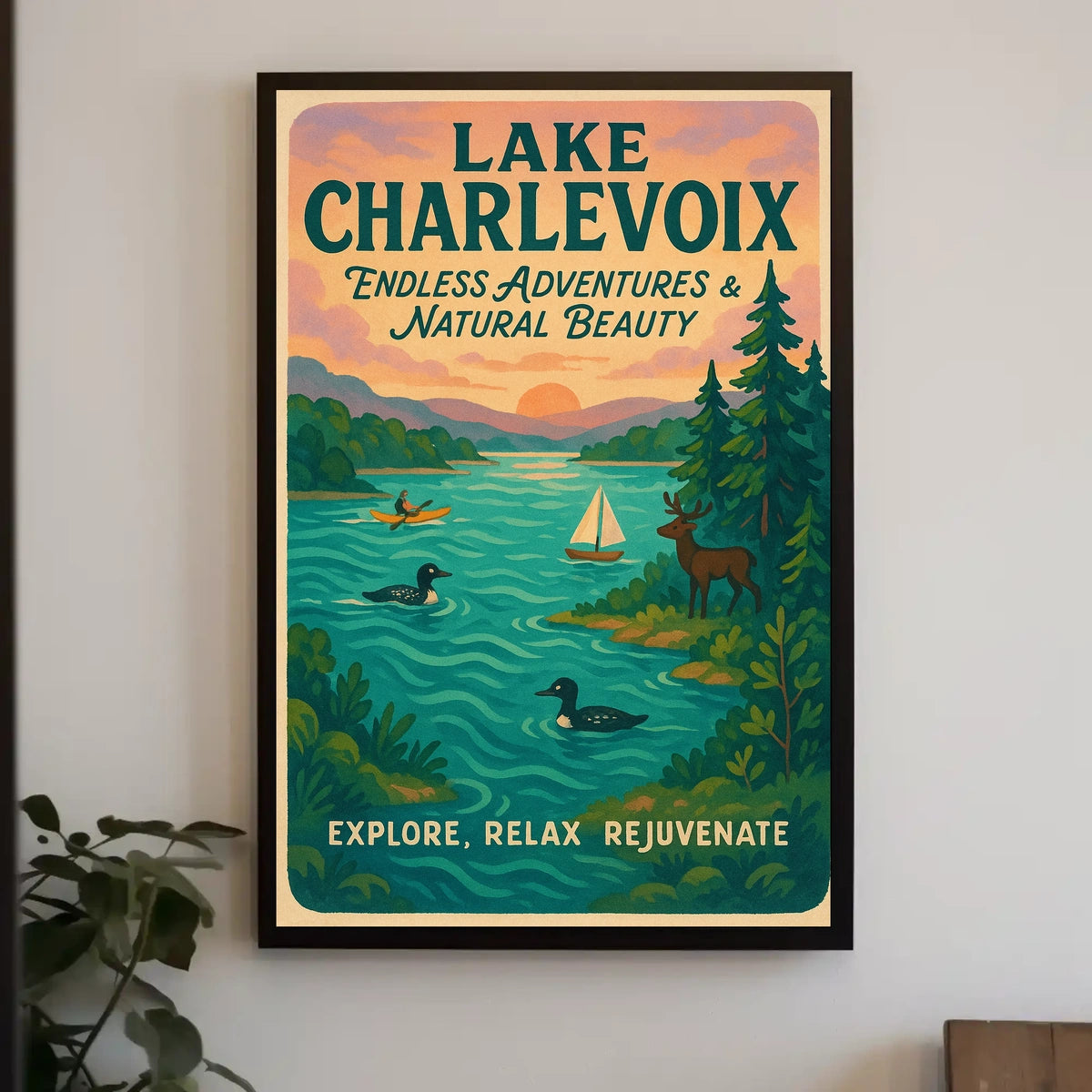 Lake Charlevoix Endless Adventures Poster