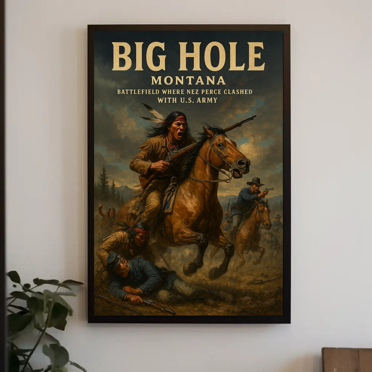 Big Hole Battlefield Poster