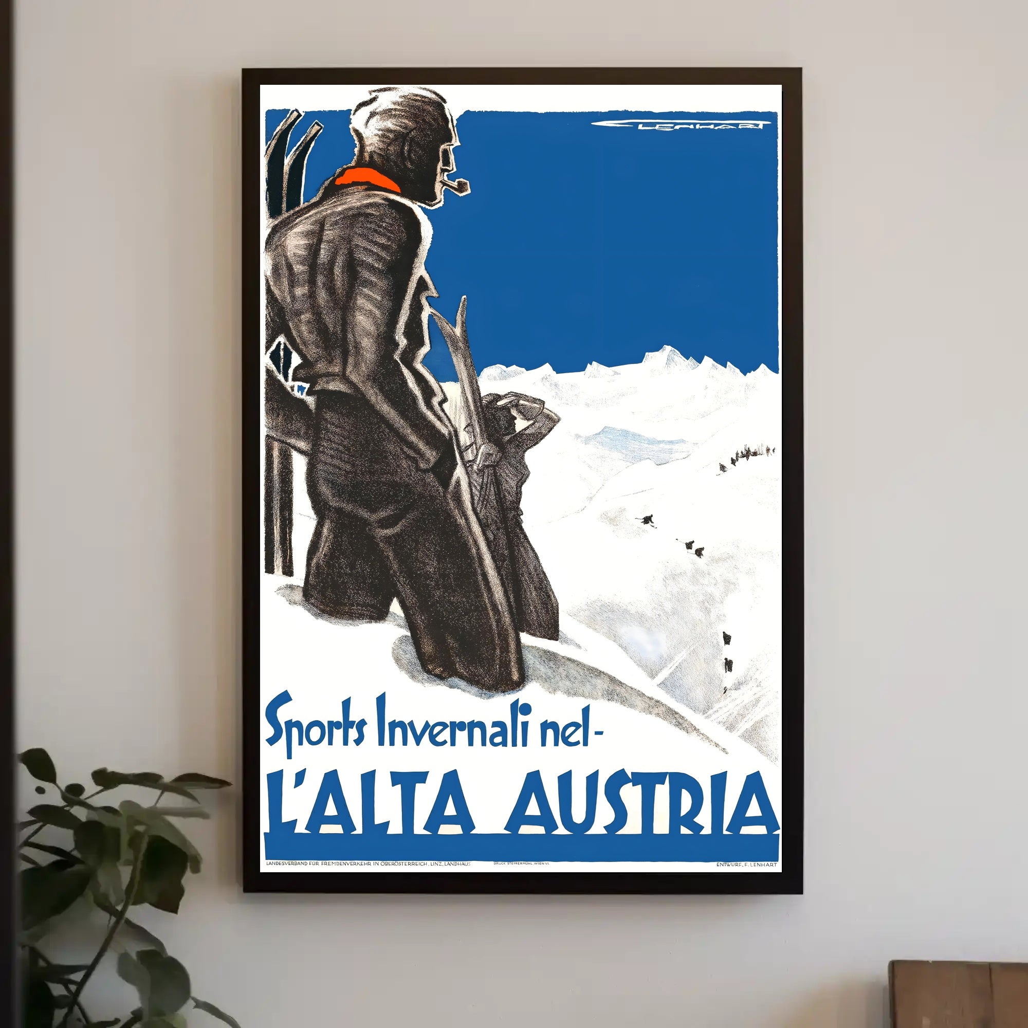 Winter Sports in Upper Austria Poster PosterGoat