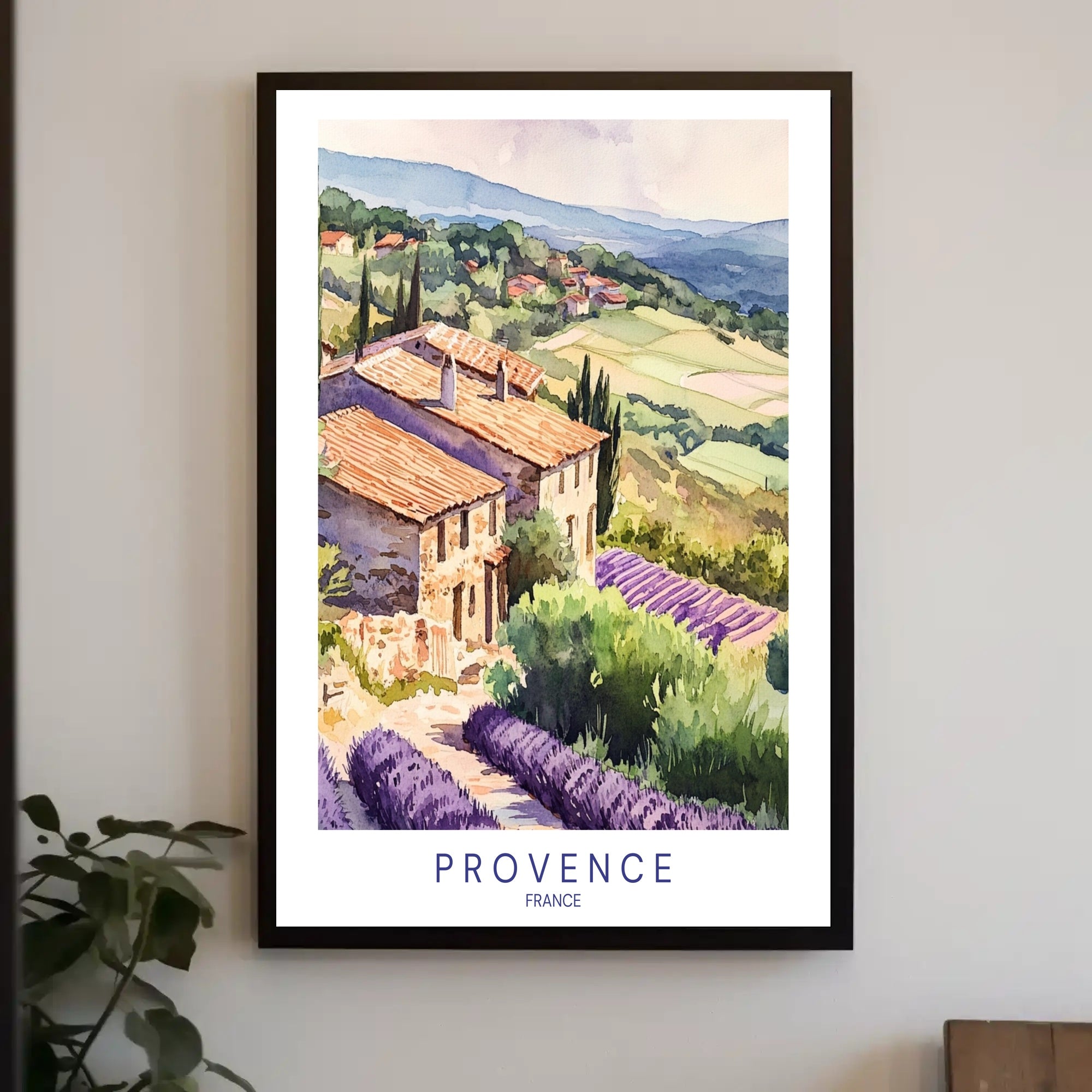 Tranquil Provence Landscape Poster PosterGoat