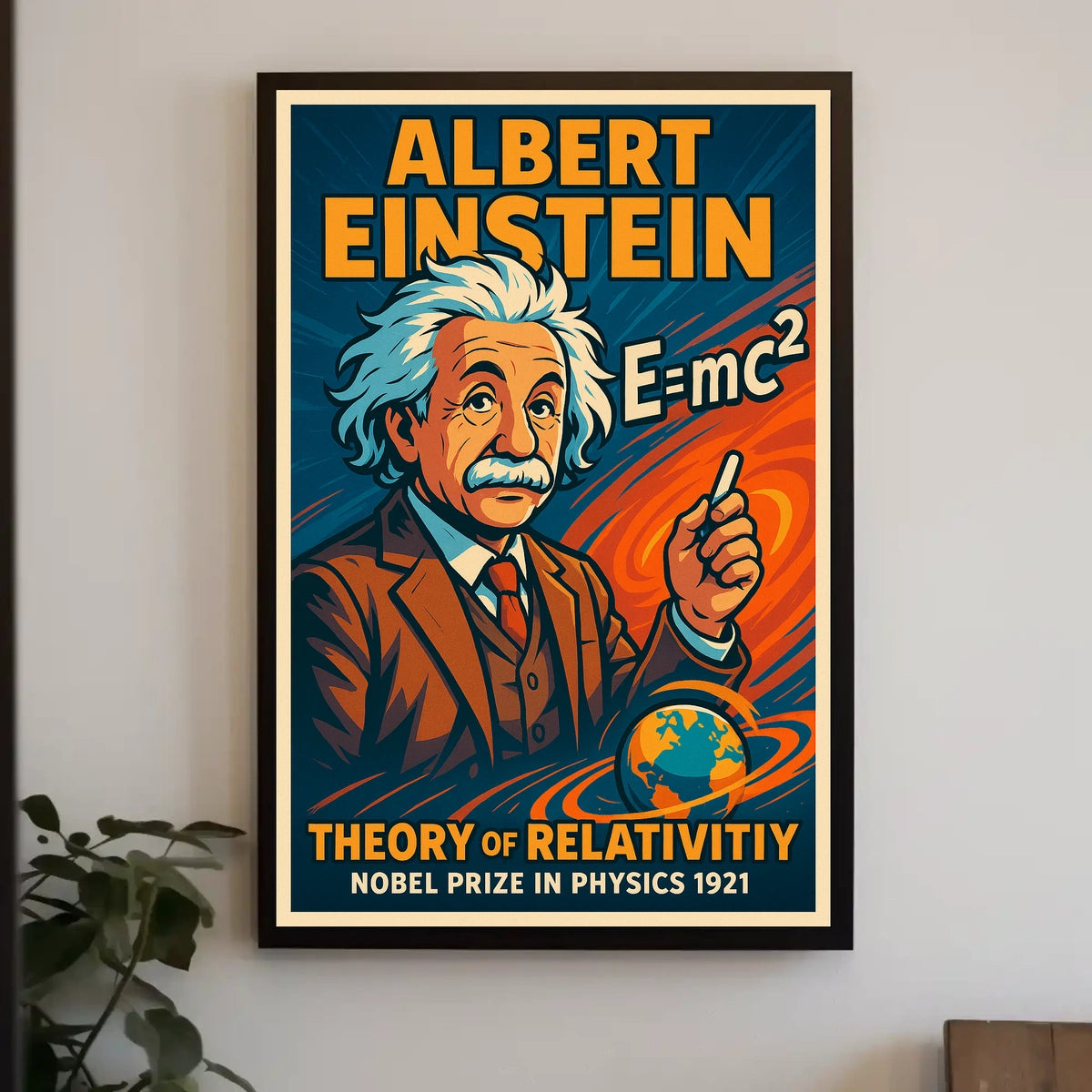 Albert Einstein Nobel Prize In Physics Poster