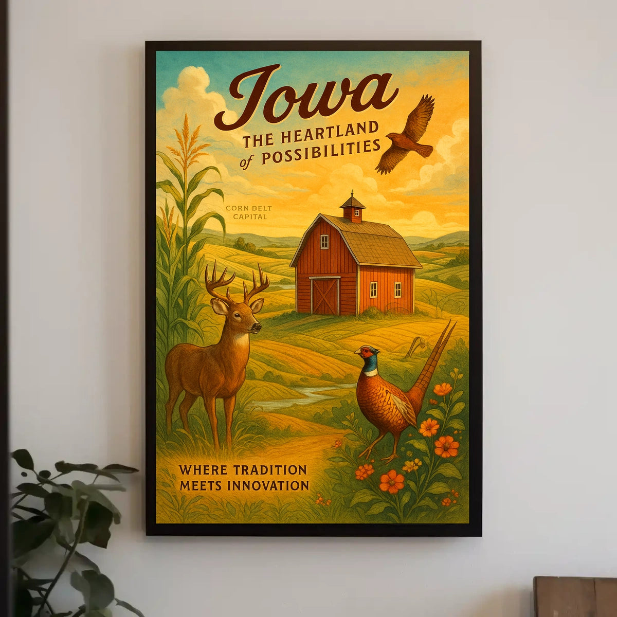 Iowa The Heartland of Possibilities Poster