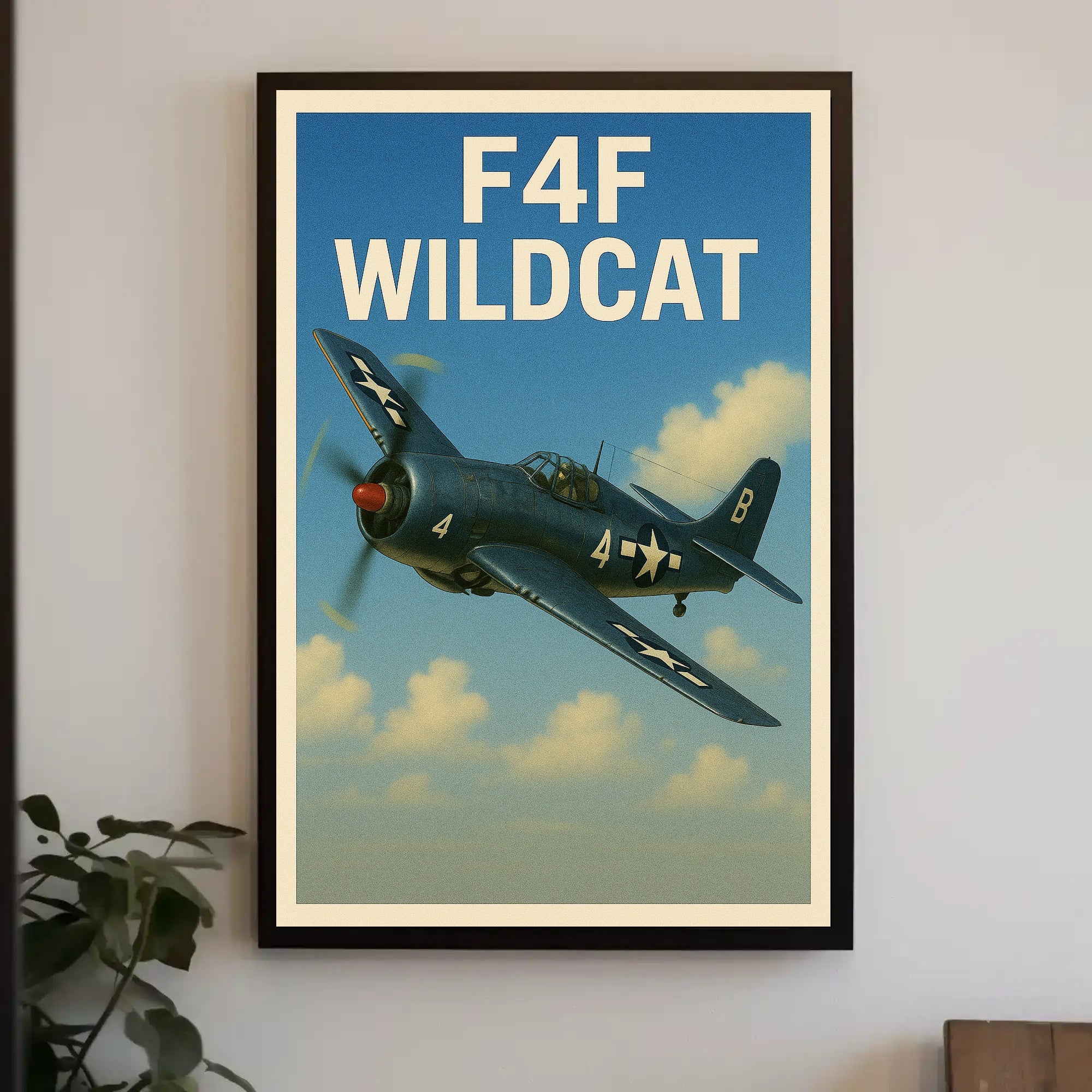 F4F Wildcat Poster PosterGoat