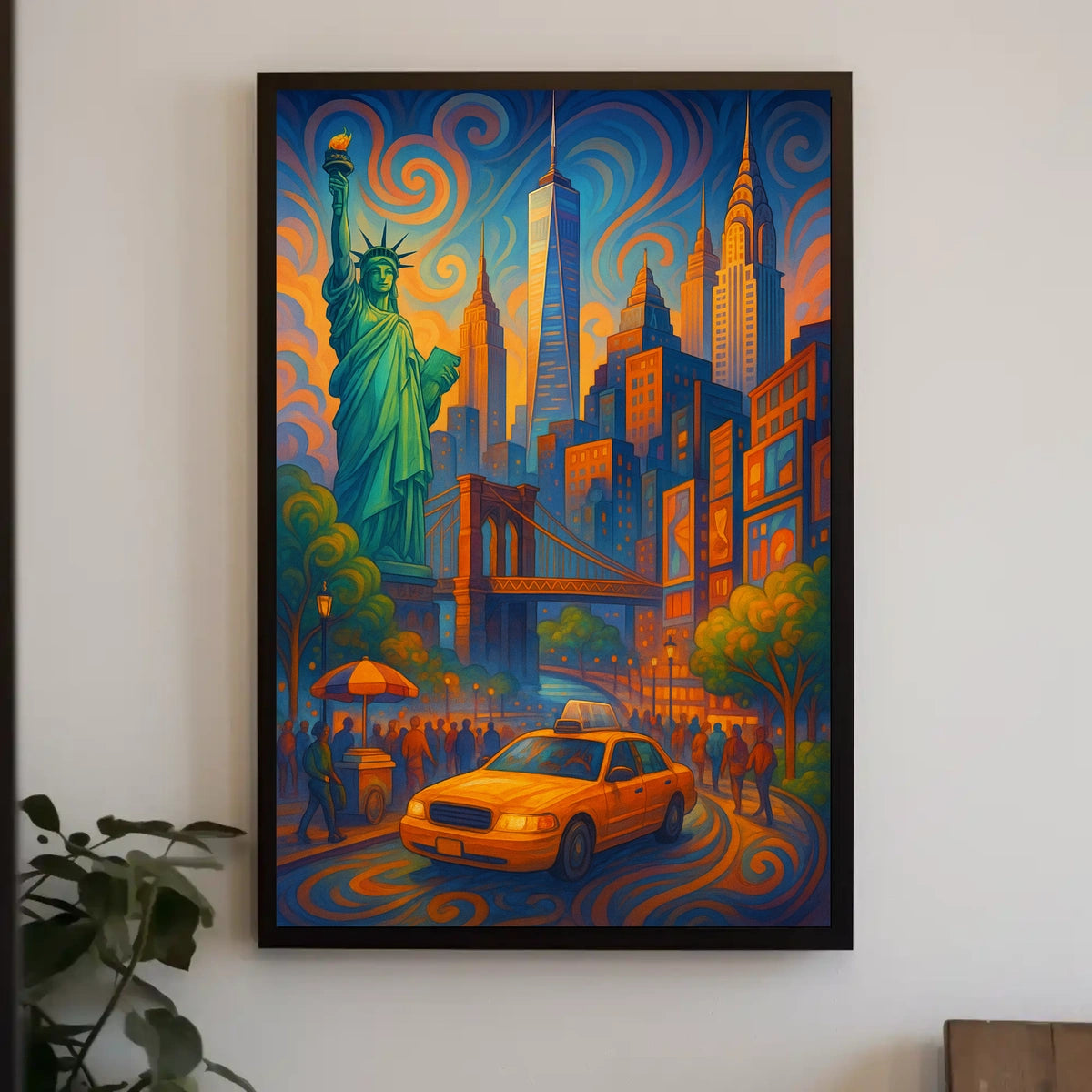 Vibrant New York Cityscape Poster